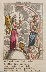 God Save the King, ca 1810 (färgad gravyr)