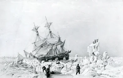 HMS Terror hölls på is