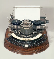 Hammond-skrivmaskin med det ideala tangentbordet, ca 1895