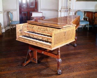 Cembalo, av Jacob Kirckman, engelska, 1766