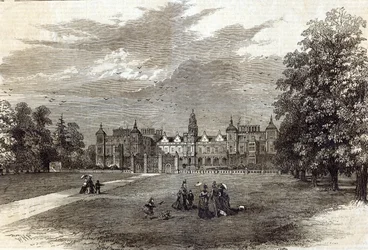 Hatfield House, säte för markisen av Salisbury, från 