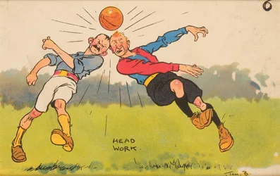 Head Work, monterat vykort