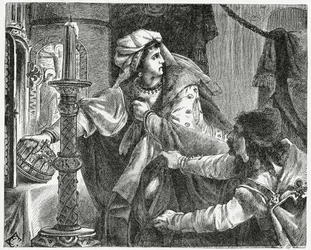Helene Kottanerin stjäl den helige Stefans krona 1440, 1882