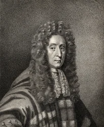 Henry Hare Lord Colerane, graverad av Bocquet, illustration från 