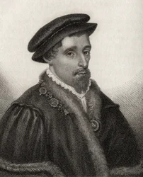 Henry Howard, Earl of Surrey, graverad av Rivers, från 