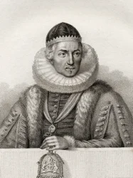 Henry Montagu, illustration från "A catalogue of Royal and Noble Authors, Volume II", publicerad 1806