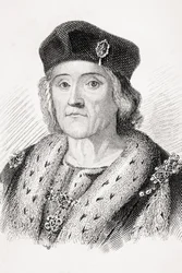 Henry VII av England, illustration från 