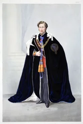 Hans kungliga höghet, Albert Edward, Prince of Wales, från A Memorial of the Marriage of Edward VII and Alexandra of Denmark, pub. 1864