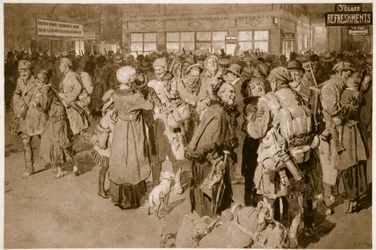 Hemma på permission: Efter ankomsten av trench-specialen vid Londons terminus, 1914-19