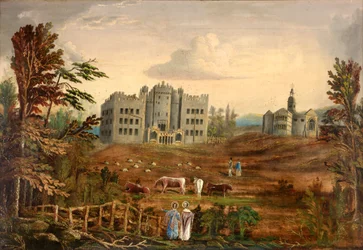 Hylton Castle, Sunderland ca 1830