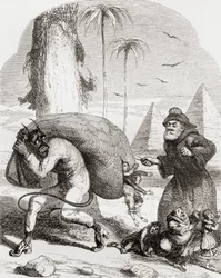 Illustration efter George Cruikshank til digtet 