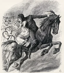 Illustration efter J. Tenniel till dikten 