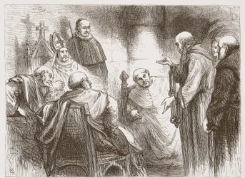 Illustration från The History of Protestantism av James Aitken Wylie (1808-1890), pub. 1878