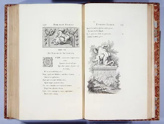 I Cassium Severum, från verk av Quintus Horatius Flaci, tryckt av John Pine, 1733-7