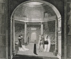 Interiörvy av Leverian-museet, 1806