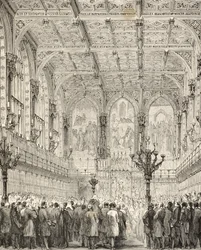 Interior of the House of Lords, från 