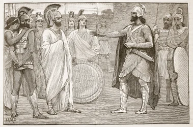 Intervju mellan Agesilaus och Pharnabazus