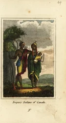 Iroquois indianer i Kanada