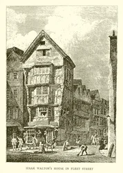 Izaak Waltons hus på Fleet Street