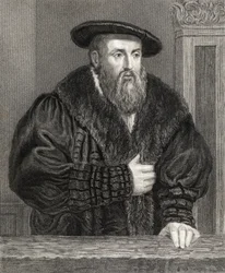 Johannes Kepler (1571-1630) från Gallery of Portraits, publicerad 1833