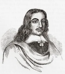 John Gadbury, engelsk astrolog och författare av almanackor, från Old England: A Pictorial Museum, pub. 1847