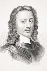 John Hampden, illustration från 