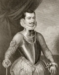 Johannes av Österrike, från "History of the Reign of Philip II", publicerad 1855