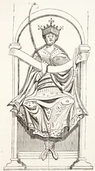 King Edgar (från Cotton MS)