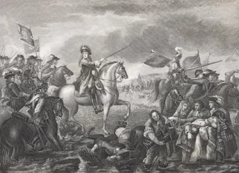 Kung William III vid slaget vid Boyne, 1690, från 