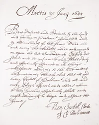 Brev av Henry Scobell, 20 juni 1648