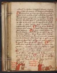 Lindisfarne Gospels, Cotton MS Nero A IV, f. 110v (pergament)