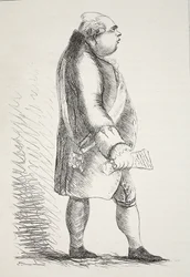 Lord North, faksimil av ett gammalt tryck