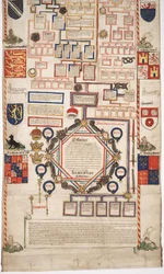MS Lewis E 201 avsnitt 7, Chronicle of the History of the World from Creation to Woden, with a Genealogy of Edward IV, c.1461