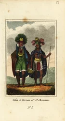 Man och kvinna från Nuku Hiva (St