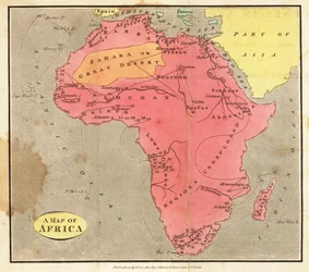 Karta över Afrika