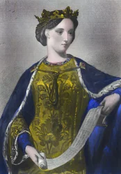 Marguerite av Frankrike, drottning av Edward I, tryckt av Henry G. Bohn, London, 1856