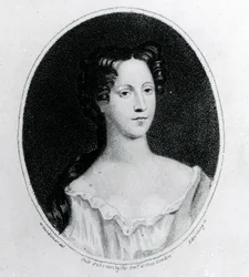 Mary Burwell, fru till Robert Walpole, tryck gjord av W. Gardiner, 1802 (gravyr)