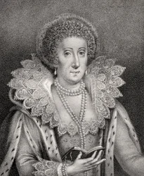 Mary Herbert, illustration från "A catalogue of Royal and Noble Authors, Volume II", publicerad 1806