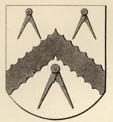Frimurarvapen, ur «The History of Freemasonry, volym II», utgiven av Thomas C. Jack, London, 1883