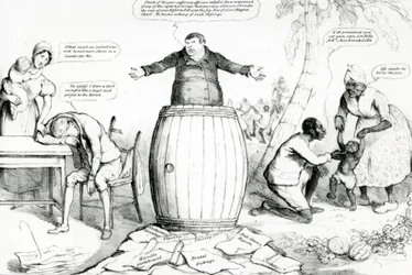 McLeans Monthly Sheet of Caricatures, or the Looking Glass, publicerad av Thomas McLean, tryckt av Robert Seymour, 1832