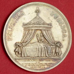 Medalj till minne av prins James födelse, 1688 (förgylld silver)