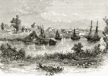 Melbourne, 1840, från 