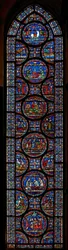 Miracle Window som visar berättelserna om John Roxborough och Henry Beche