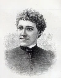 Miss Charlotte Robinson, hemkonstdekoratör till Hennes Majestät, 1887