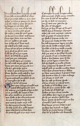 Ms326 f25r, Confessio Amantis av John Gower (penna och bläck på veläng)