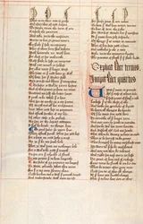 Ms326 f66v, Confessio Amantis av John Gower (penna och bläck på veläng)