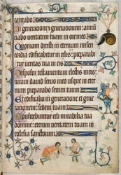 Ms Add. 42130, f.159 En man som hökar, från 