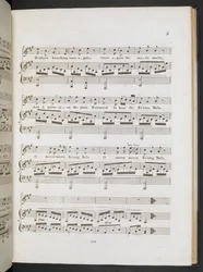 Musikmusik till "Sweet the Merry Bells Ring Round" John Clare & F.W. Crouch, ca 1820 (tryck)