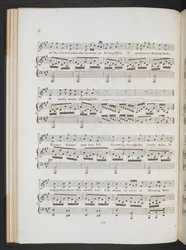 Musikmusik till "Sweet the Merry Bells Ring Round" John Clare & F.W. Crouch, ca 1820 (tryck)