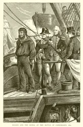 Nelson och signalen vid slaget vid Köpenhamn, 1801